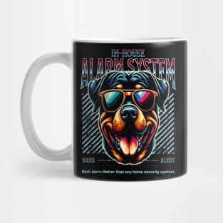 Bark Alert Rottweiler Dog Mug